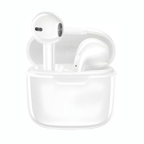 X0 X23 TWS Earbuds - Bluetooth 5.3 Handsfree Headphones, Hi-Fi Sound, Ergonomic in-Ear Design, Long Battery Life with Charging Case (White)