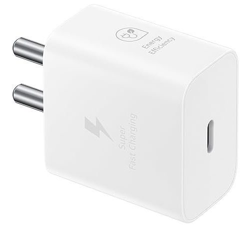 Samsung Original 25W Type-C Travel Adaptor Without Cable, White