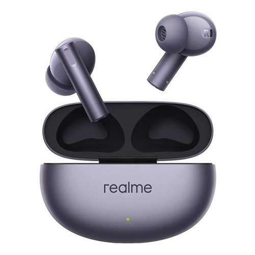 realme Buds Air 6 TWS in Ear Earbuds with 12.4 mm Deep Bass Driver, 40 Hours Play time, Fast Charge,50 dB ANC,LHDC 5.0, 55 ms Low Latency, IP55 Dust & Water Resistant, Bluetooth v5.3 (Royal Violet)