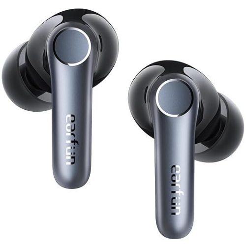 EarFun Air Pro 4 Hybrid Adaptive Noise Canceling Wireless In-Ear Earbuds Bluetooth,2024 Vgp Goal Award,Qualcomm Snapdragon Sound,Aptx Lossless,6 Mics Ai Cvc Call,Ldac Hi-Res Audio,52H Playtime,Bt5.4