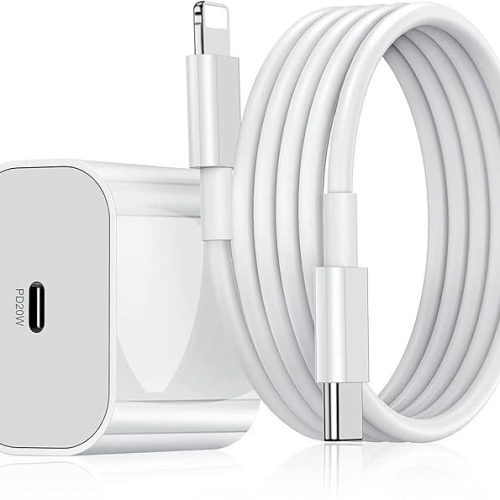 DR VAKU 20W Original (Mfi-Certified) Charger&Cable Compatible With Iphone 14/14Plus/14Pro/14Promax 13/13Pro/13Promax 12/12Pro/12/11/X/Xr Series (White)