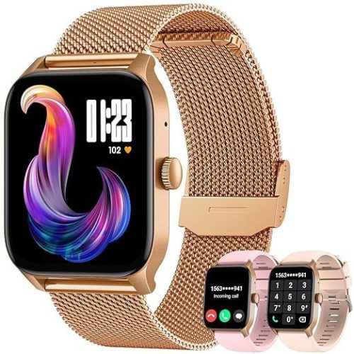 Smartwatch for Women Fitness Tracker Watch: Smart Watches for Women Android iOS Phones Make/Answer Call 1.83" Waterproof Digital Watches Heart Rate SpO2 Sleep Monitor 100+ Sport Mode Activity Tracker
