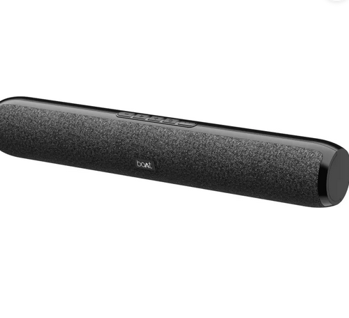 boAt Aavante Bar 590 with RMS, Dual Passive Radiatior & 7 Hours Playback 25 W Bluetooth Soundbar  (Pebble Black, 2.0 Channel)